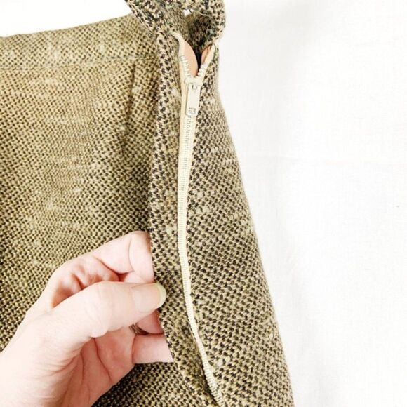 CLEARANCE! Brown VINTAGE Handmade Skirt Size 4 VGUC - Picture 5 of 7